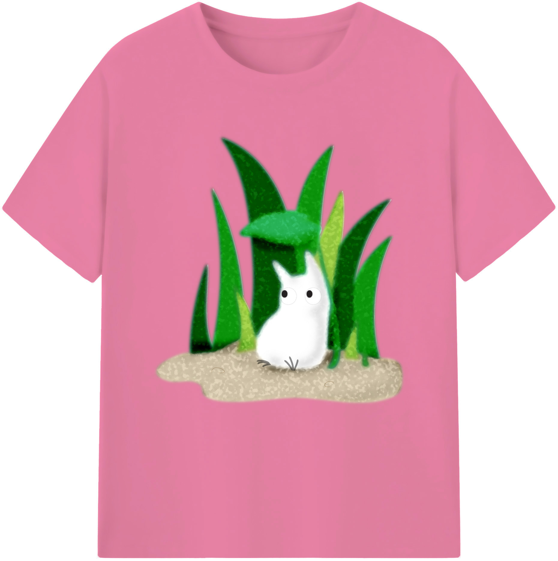 （画像用） となりのトトロ 草壁メイ 草壁サツキ My Neighbor Totoro Satsuki Kusakabe Mei Kusakabe 綿100％半袖Tシャツ（フロントプリント）